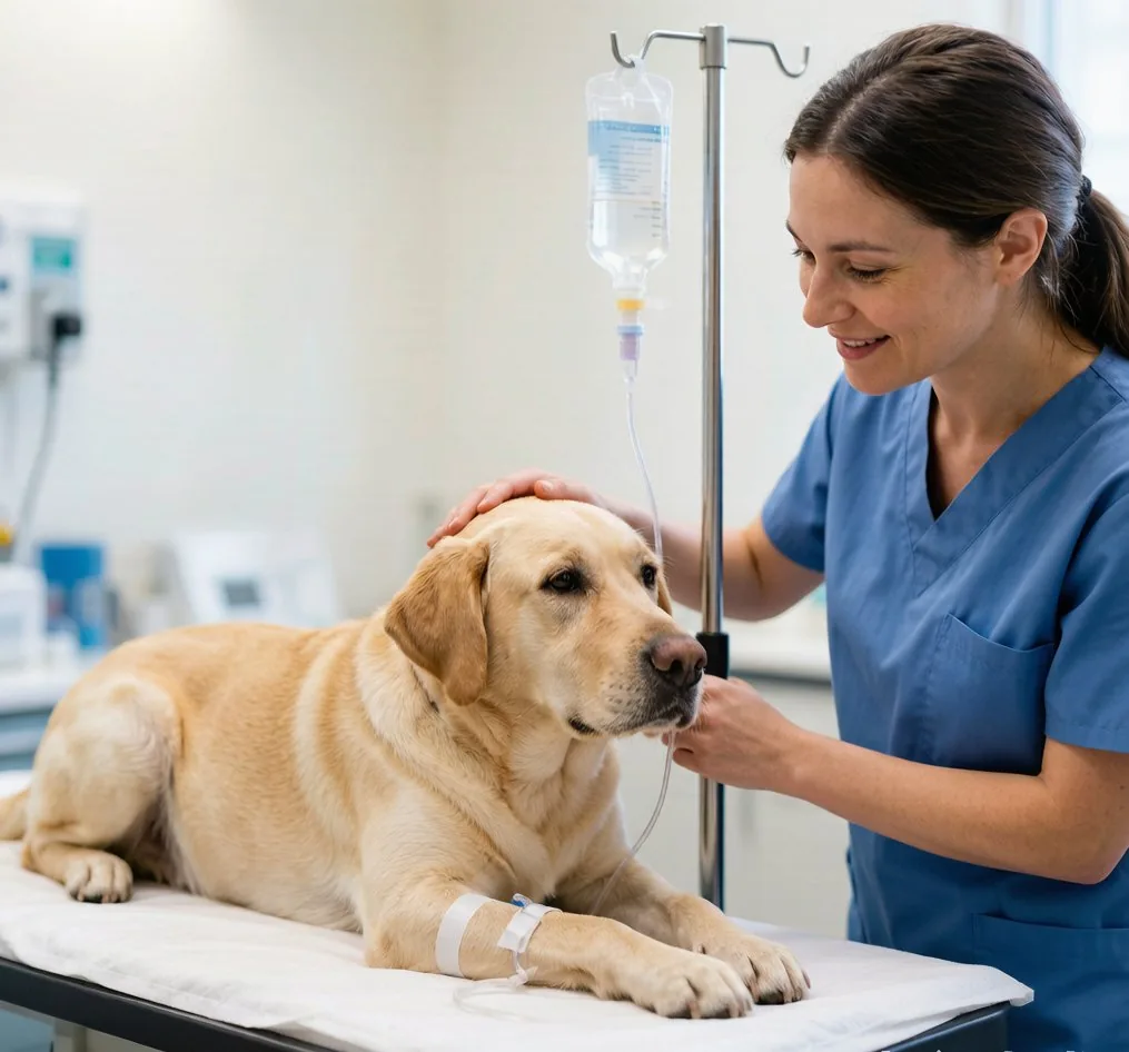 犬细小病毒静脉输液治疗