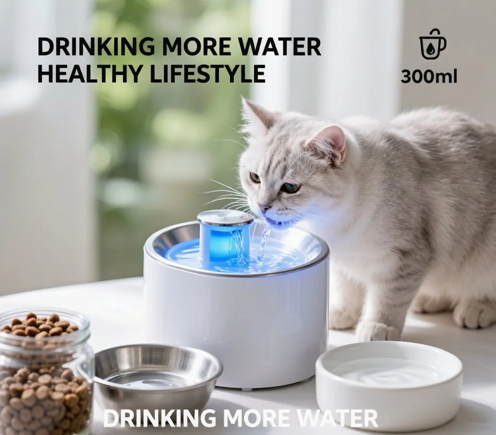 猫咪多喝水预防泌尿疾病