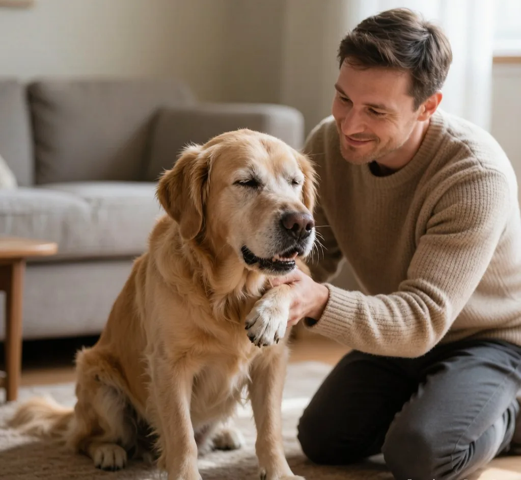 老年犬关节疼痛起身困难