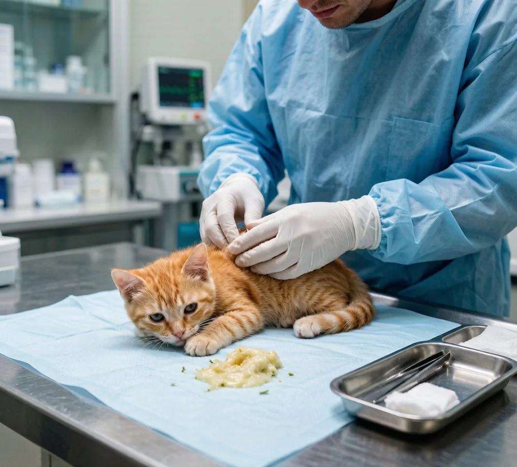 猫瘟症状—幼猫精神萎靡
